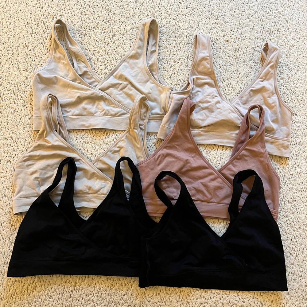 Set of 6 nursing bras (Auden/Target)